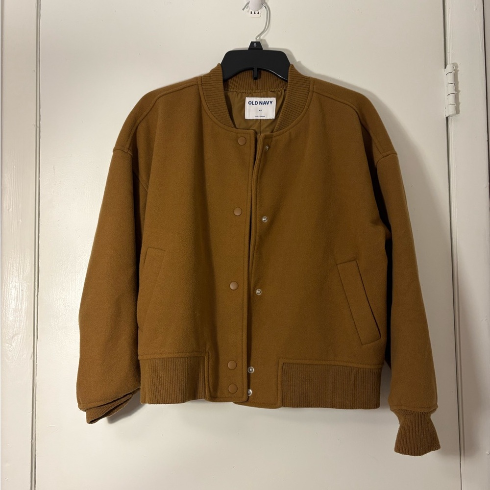 Old Navy Camel Bomber Jacket – XS